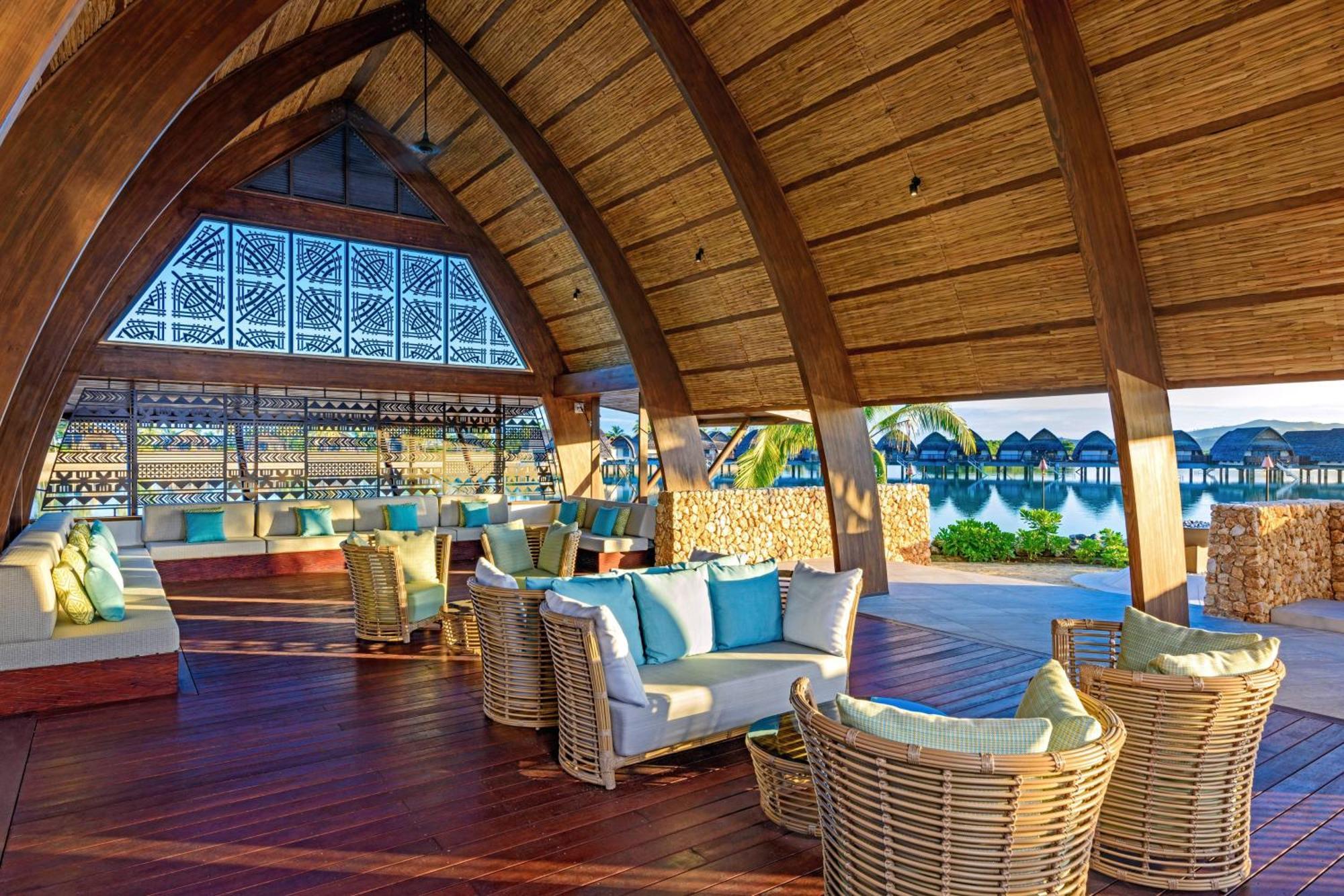 Fiji Marriott Resort Momi Bay Exterior foto The interior of the bar